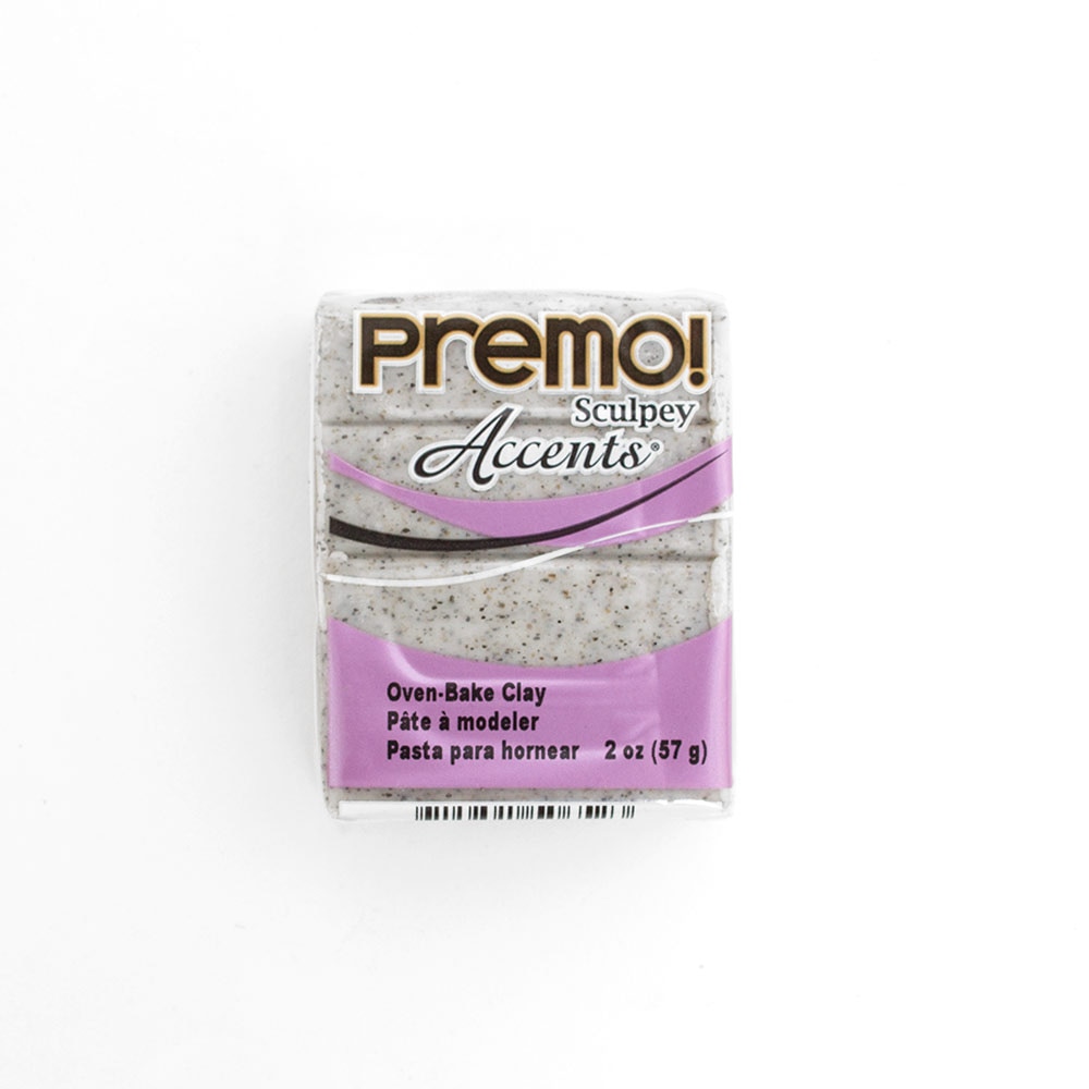 Polyform, Premo Sculpey, Oven Bake, Model Clay, 2oz, Grey Granite